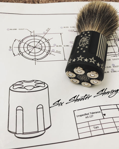 Print to Part : .38 Caliber Shave Brushes