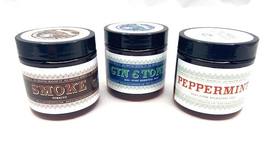 Men's Shaving Cream Gift Set - 3 Pack | Horizontal View | Six Shooter Shaving