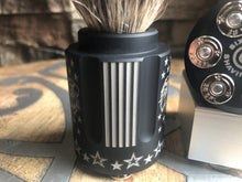 Badger Shave Brush | Freedom | Alternate Side View | Six Shooter Shaving