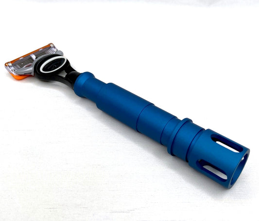 Men's Razor - Rifle Barrel Amphibious : F-Series | Men's Razor View | Six Shooter Shaving
