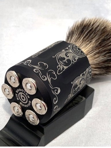 Badger Shave Brush | The Preacher | Side View | Six Shooter Shaving