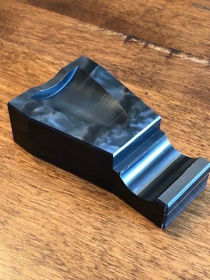 Revolver Shave Brush & Razor Display Stand | Empty Shave Stand Display View | Six Shooter Shaving