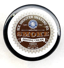 Men's Shaving Cream - Smoke 4oz. | Top Down View | Six Shooter Shaving