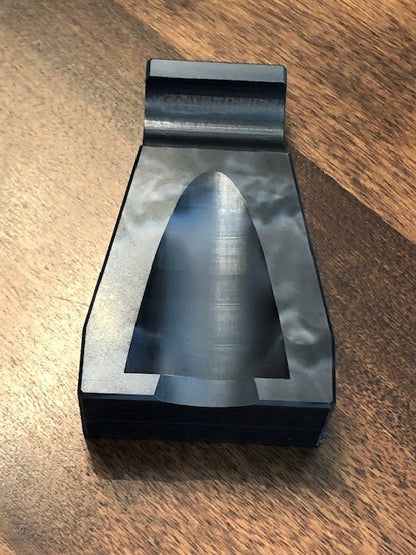 Revolver Shave Brush & Razor Display Stand | Empty Shave Stand Display View | Six Shooter Shaving